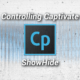 Controlling Adobe Captivate Show Hide